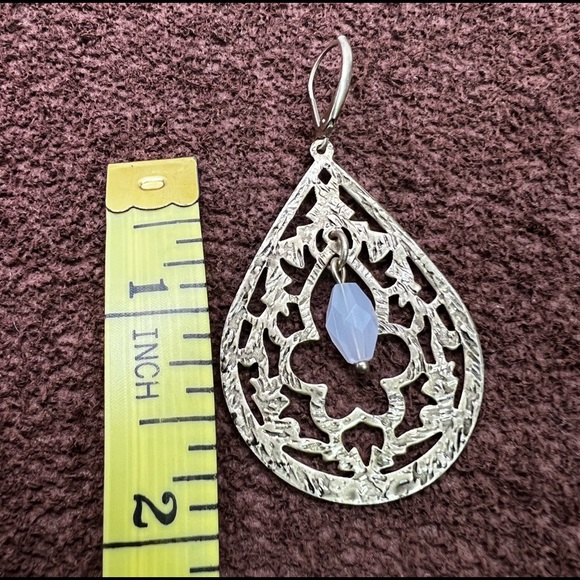 4 pairs Vintage Mod ~ Renewed Antique Brass/Copper Earrings - Picture 7 of 10